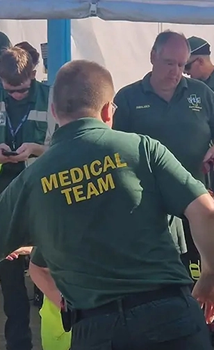 VTS Event Medical Services team covering an event